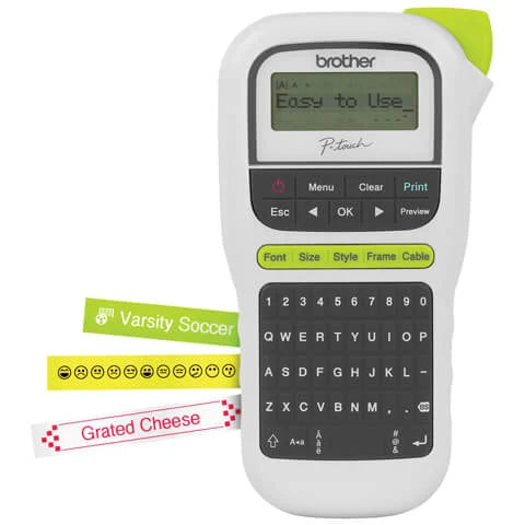 Brother P-touch Portable Label Maker | Handheld QWERTY Label Printer | TZe Tape Compatible