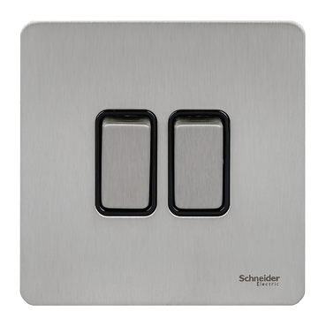 Schneider GU1422BSS – 16A 2G 2-Way Switch Ultimate BSS