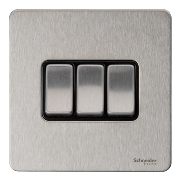 Schneider GU1432BSS – 16A 3G 2-Way Switch Ultimate BSS