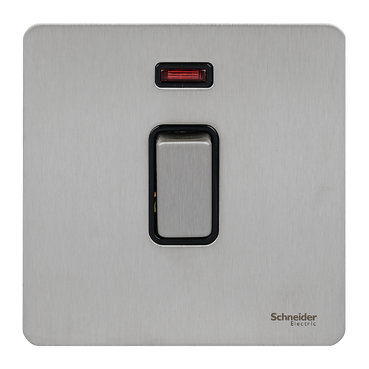 Schneider GU2411BSS – 20A 1G DP Switch w/ Neon Ultimate BSS