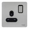 Schneider GU3410BSS – 13A 1G Switched Socket Ultimate BSS