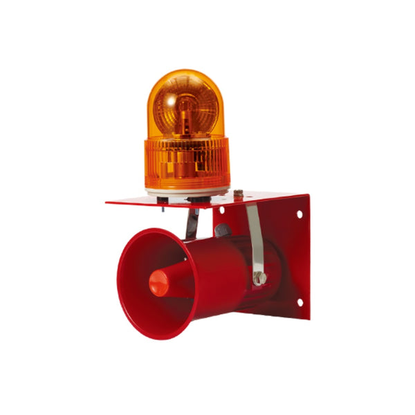 Qlight SC1 Audible & Visual Warning Signal – 220VAC Beacon & Siren Combo (Max. 108dB, IP44)