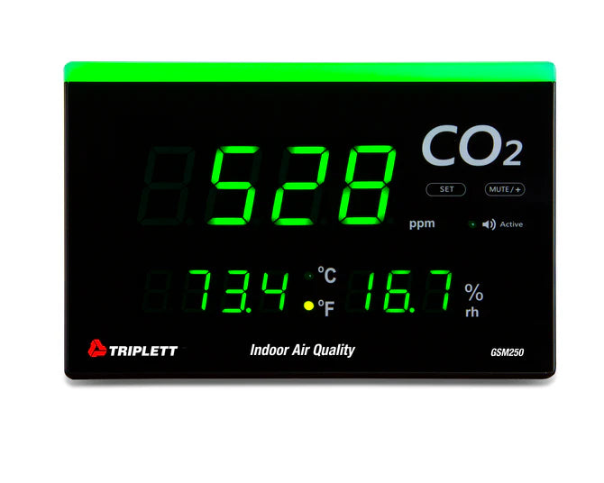 Triplett GSM250 Desktop Indoor Air Quality CO2 Meter