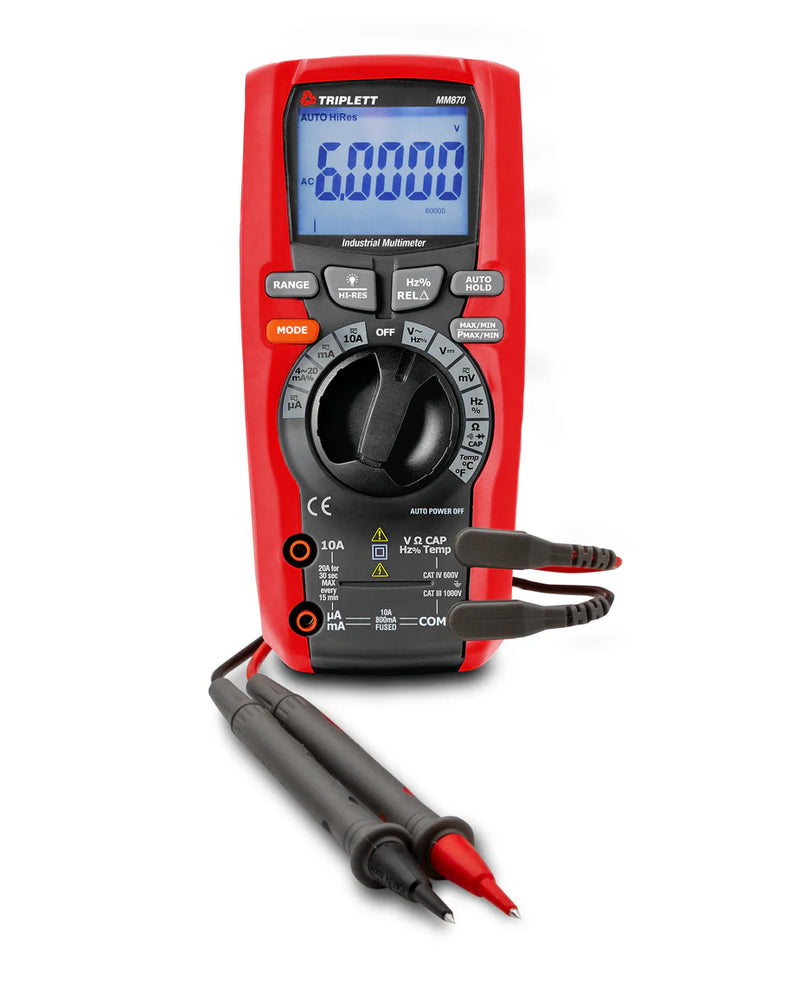 Triplett MM870 Industrial-Grade Digital Multimeter