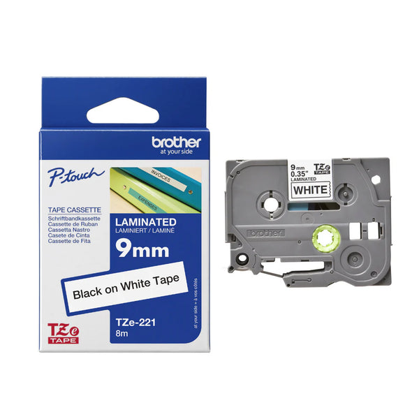 Brother TZe-221 Label Tape | 9 mm (0.35